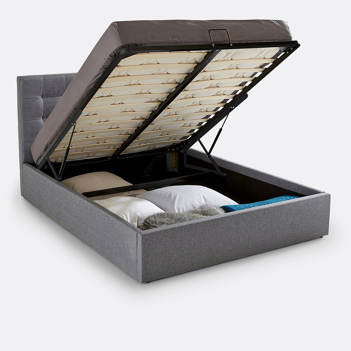 Lit coffre 140x190cm avec sommier relevable, Gennie La Redoute Interieurs