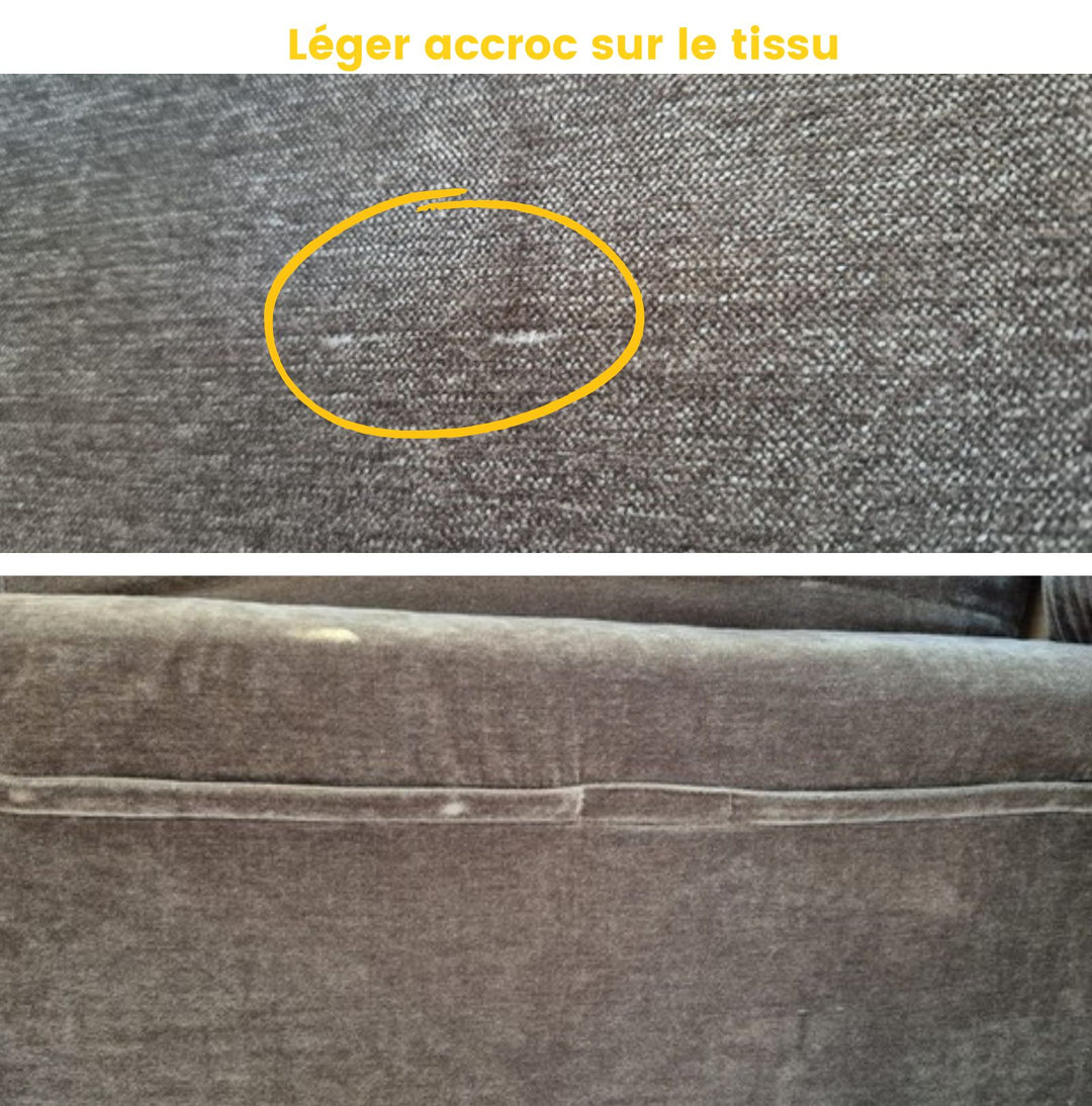 Fauteuil BELUSHI convertible en tissu chenille vert Kaki Drawer