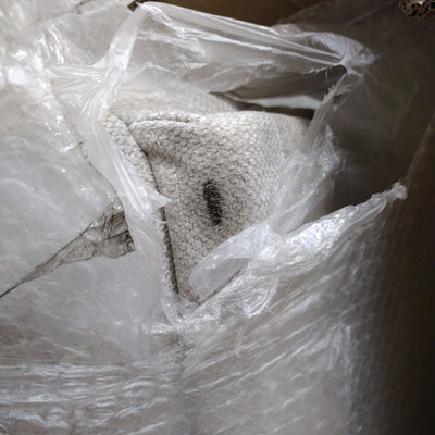 Canapé 4 places convertible express en tissu beige - Couchage 160 cm - Matelas 22 cm avec mémoire de forme BOLIPO