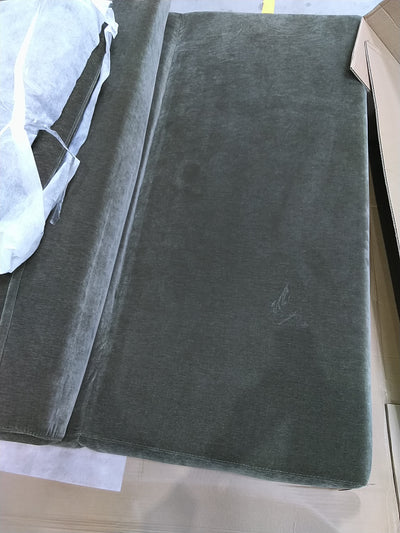 Canapé convertible DRAWER Monica 2 places en velours Vert Kaki