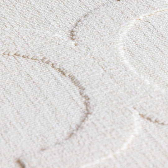 Tapis Relief Blanc