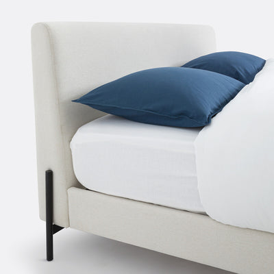 Lit beige avec sommier 160x200cm, Tella La Redoute Interieurs