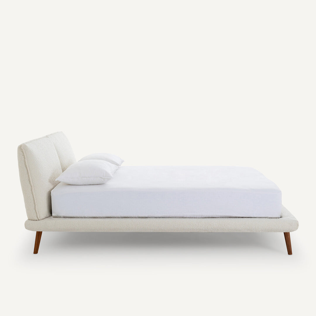Lit bouclette + sommier 180x200cm, Aurore design E. Gallina AM.PM