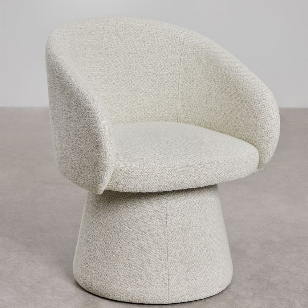 Chaise SKLUM de salle à manger pivotante rembourrée FLAVIAN