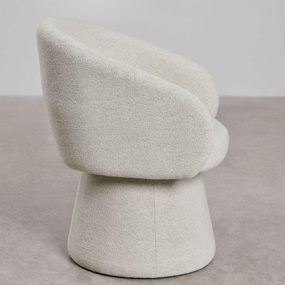 Chaise SKLUM de salle à manger pivotante rembourrée FLAVIAN