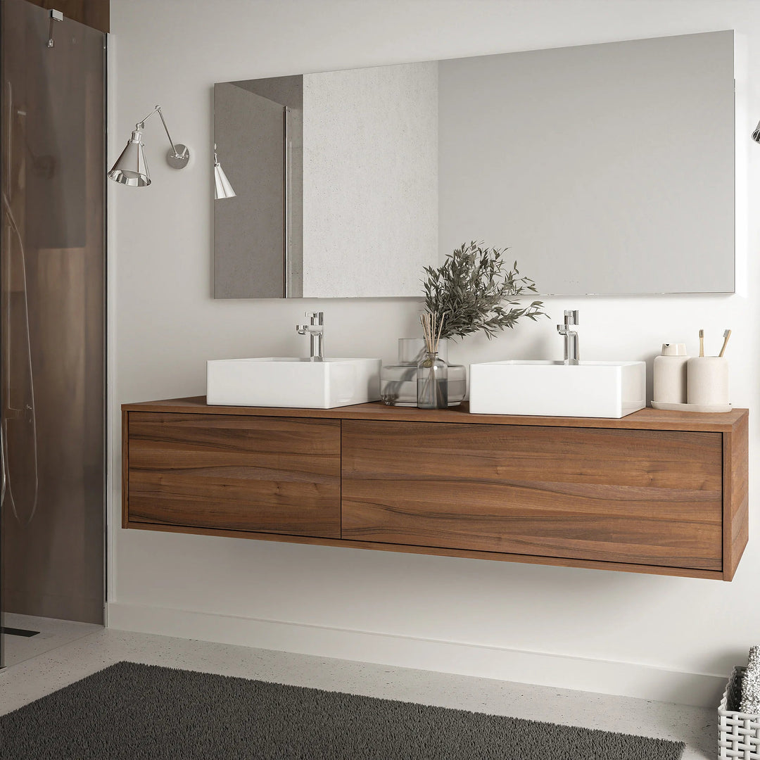 Meuble sous vasque suspendu VENTE-UNIQUE Isaure II 150cm