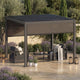 Store pour pergola HESPERIDE Evonis 3m gris graphite