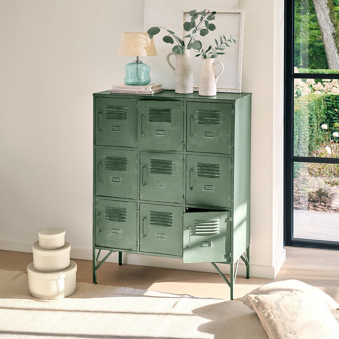Armoire industrielle Loberon URILLAC vert vieilli