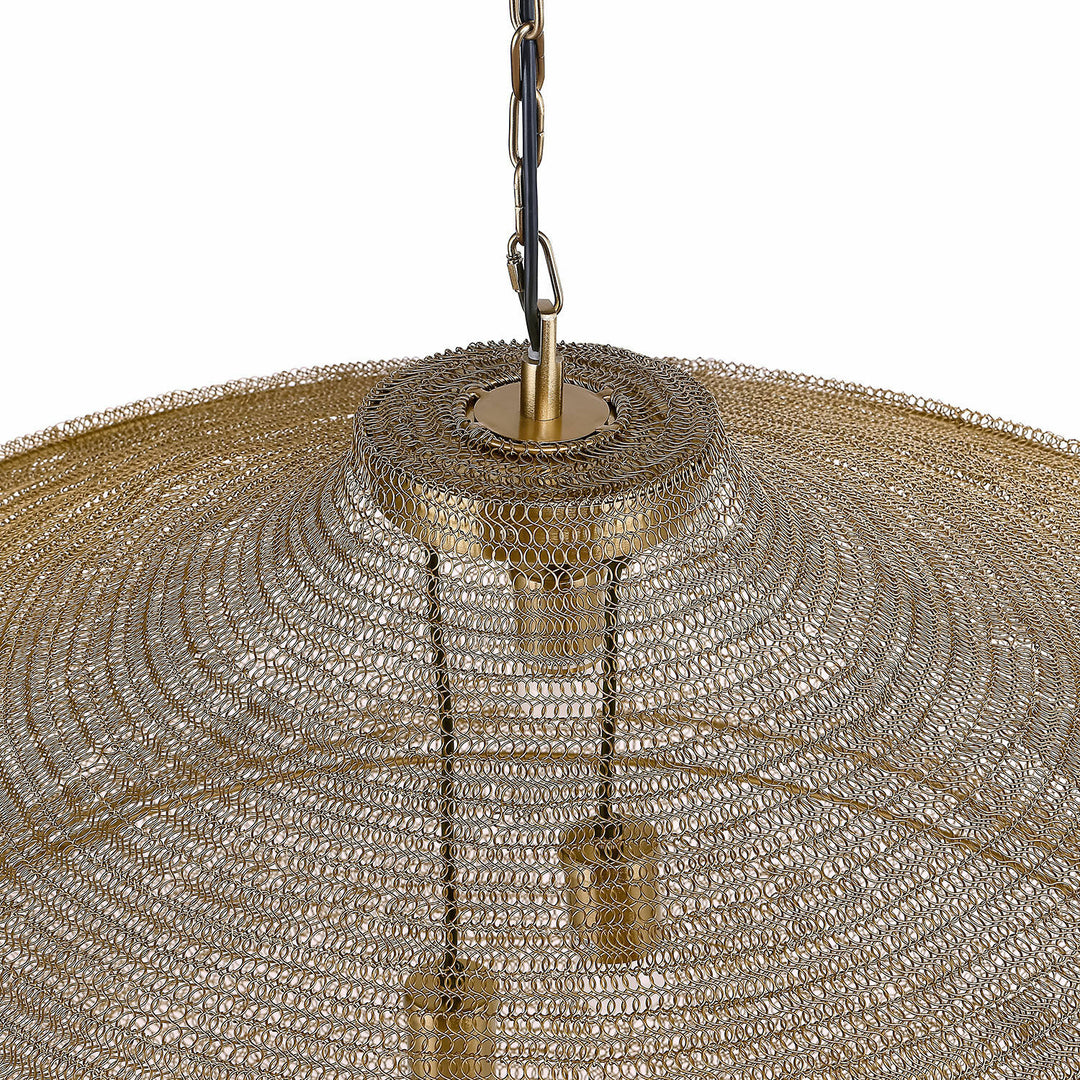 Suspension LOBERON Valerique métal tressé grande taille