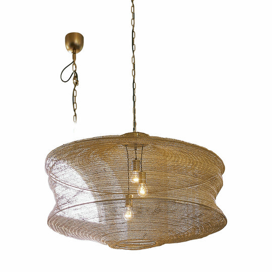 Suspension LOBERON Valerique métal tressé grande taille