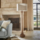 Lampe sur pied LOBERON Andrées en bois de manguier