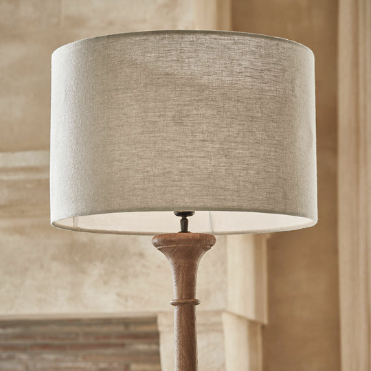 Lampe sur pied LOBERON Andrées en bois de manguier