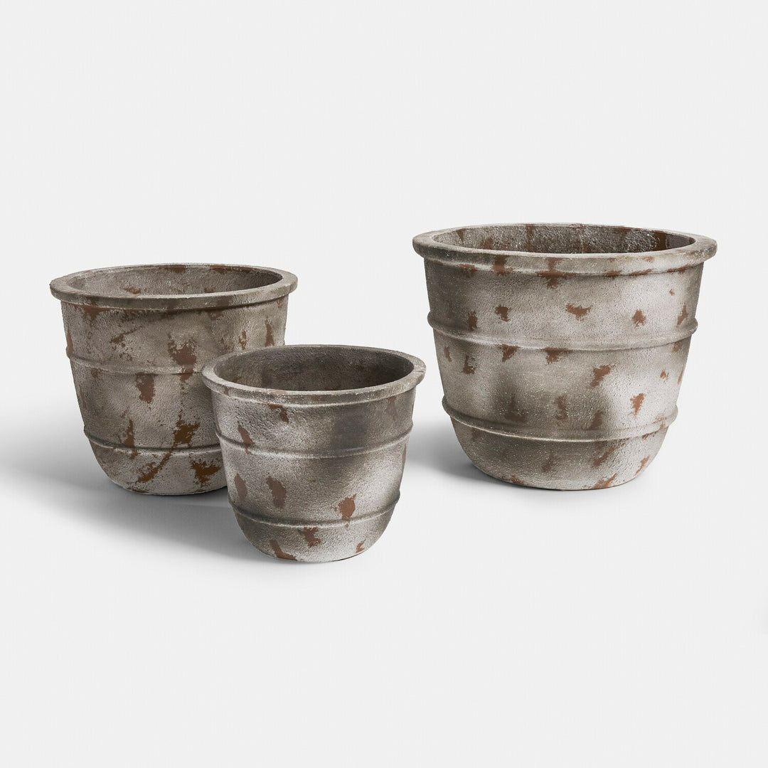 Lot de 3 grands cache-pots LOBERON Arlivonne