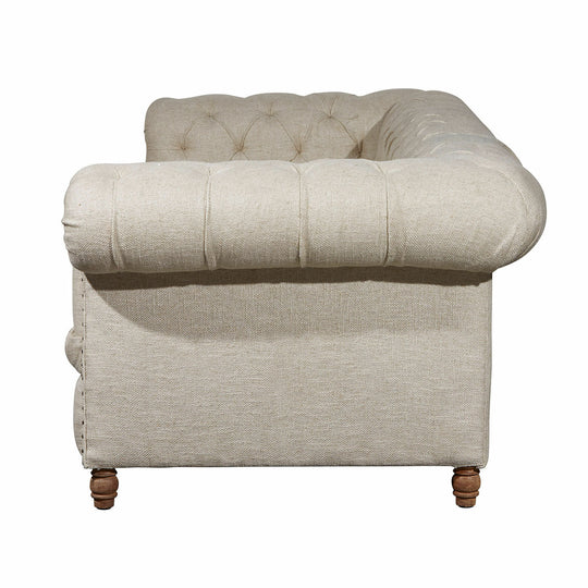 Canapé LOBERON Parpeville en lin beige