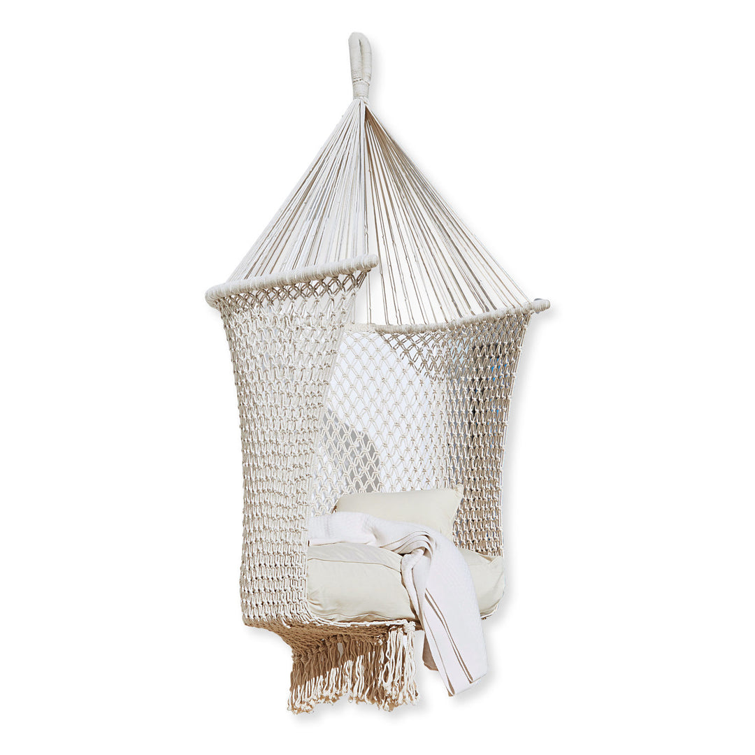 Fauteuil suspendu LOBERON Raffaelle beige