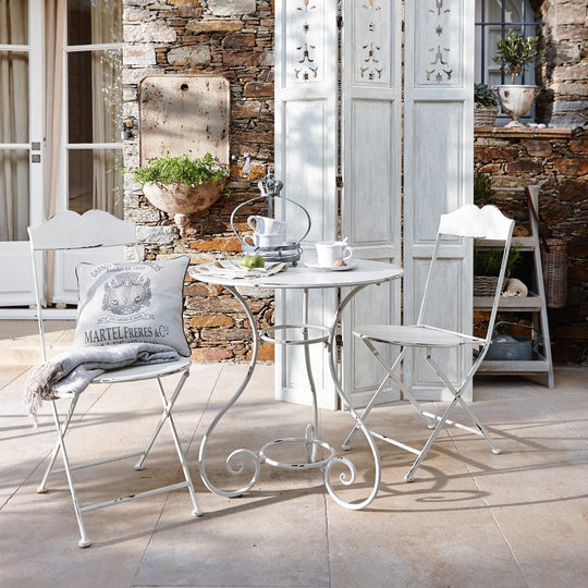 Ensemble table et chaises de bistrot Iteuil LOBERON