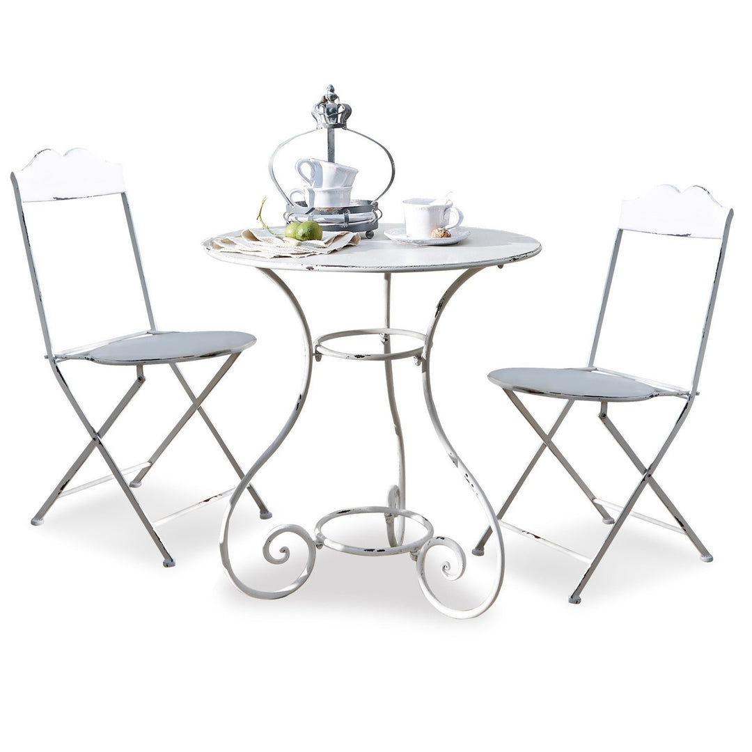 Ensemble table et chaises de bistrot Iteuil LOBERON