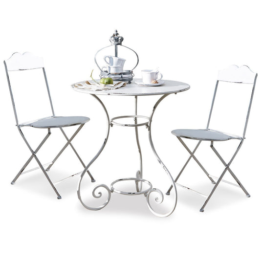 Ensemble table et chaises de bistrot Iteuil LOBERON