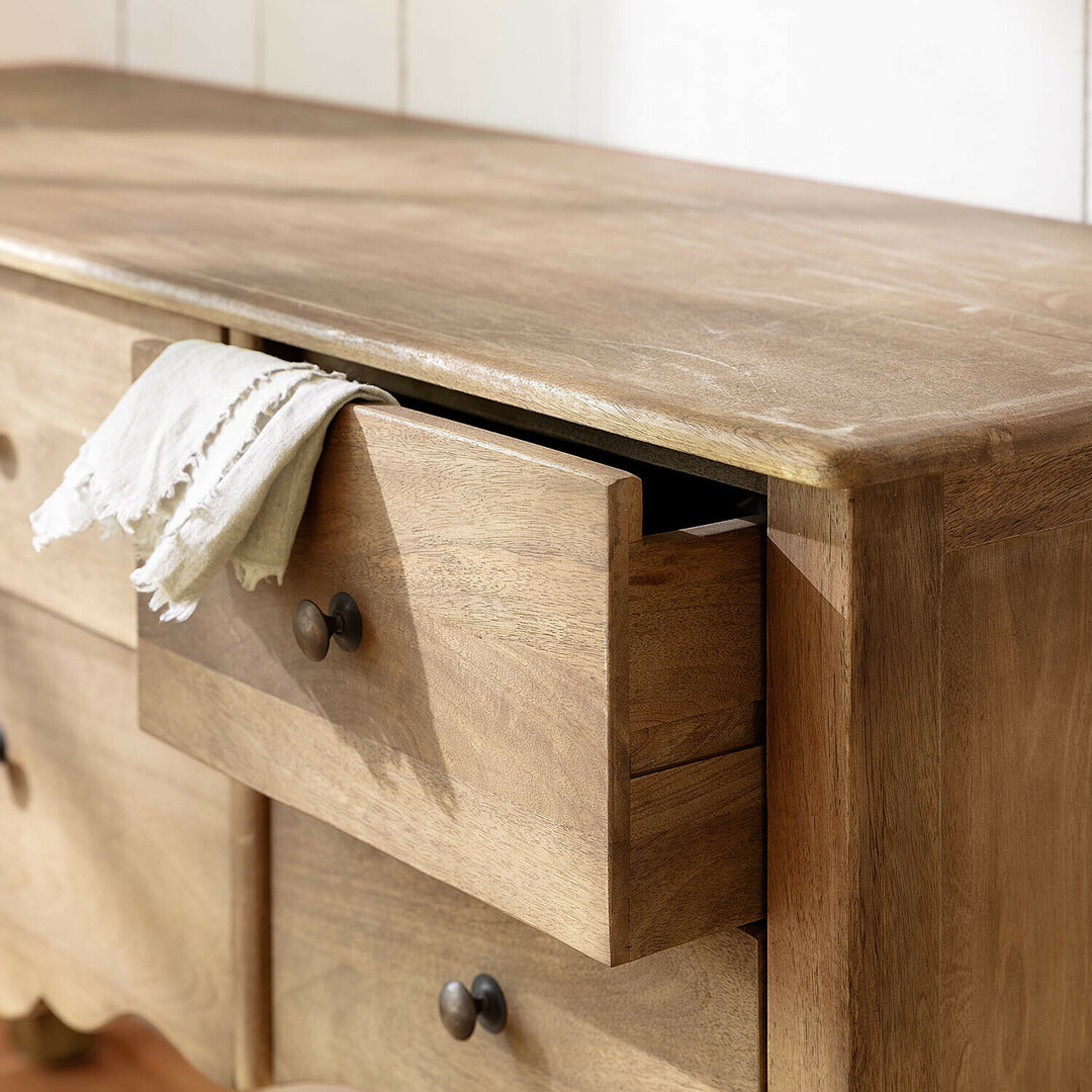 Commode LOBERON Norelia en bois de manguier