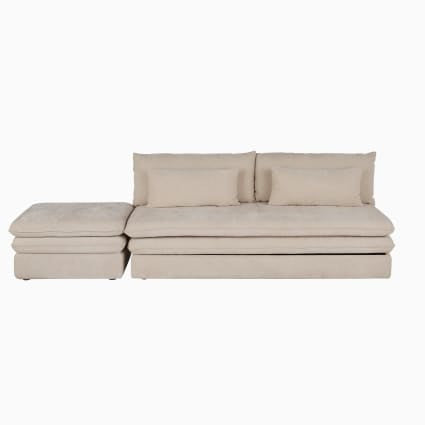 Canapé convertible CLIO beige Maisons du Monde