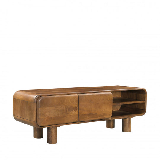 Meuble TV DRAWER Sira bois massif 140cm
