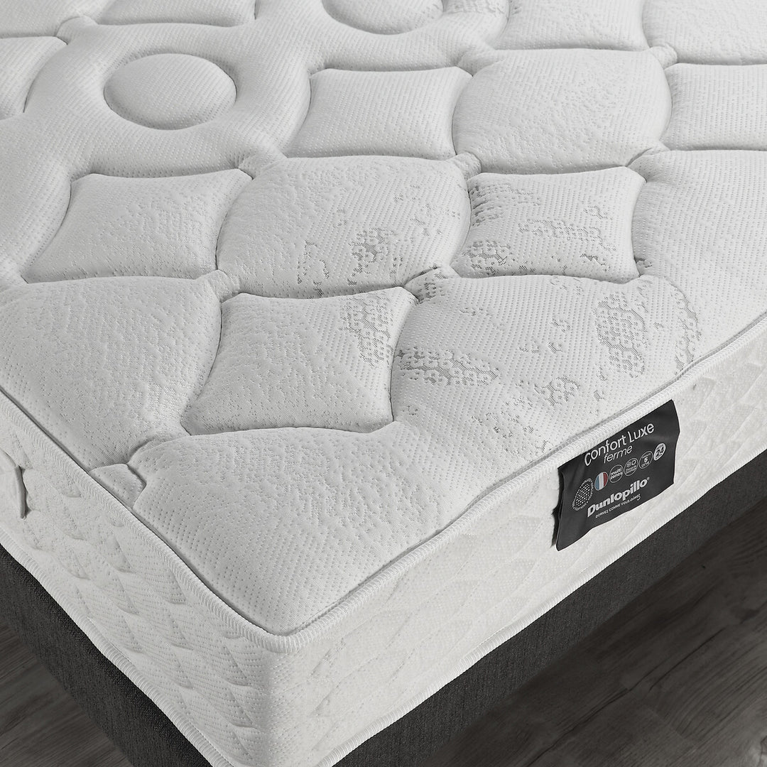 Matelas DUNLOPPILO 100% latex 20% végétal ferme 3 zones H22 140x190cm