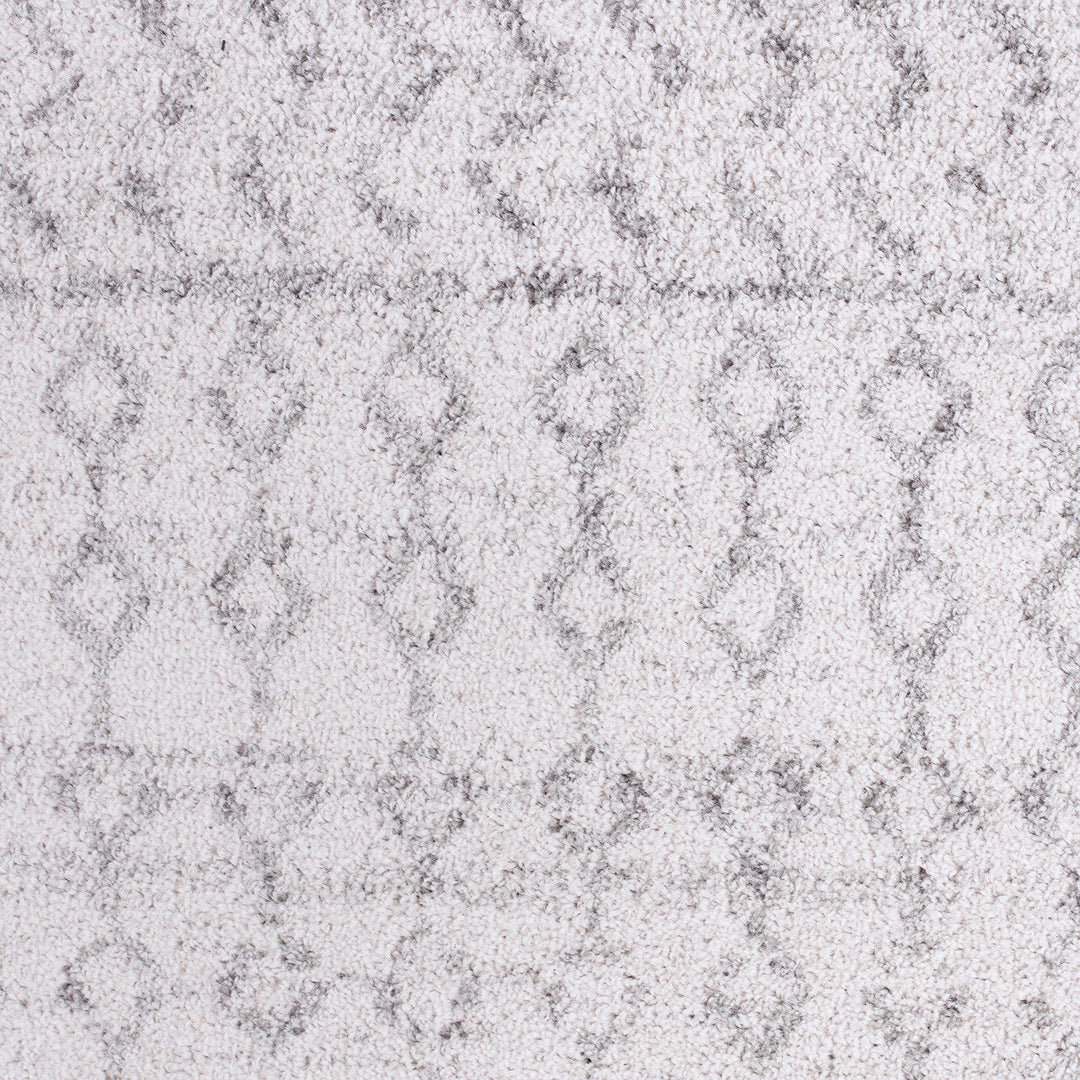 Tapis Scandinave Bohème Gris/Blanc Nice