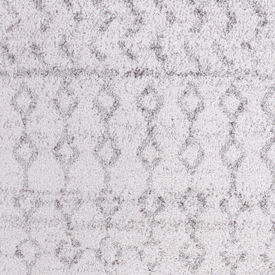Tapis Scandinave Bohème Gris/Blanc Nice