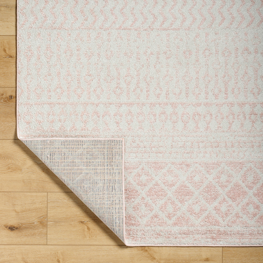 Tapis Scandinave Bohème Rose/Gris Nice