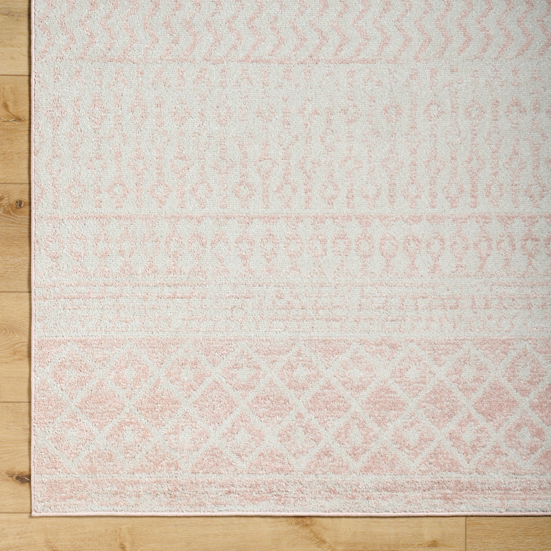 Tapis Scandinave Bohème Rose/Gris Nice