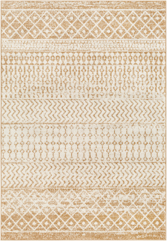 Tapis Scandinave Bohème Ivoire/Brun Clair Nice