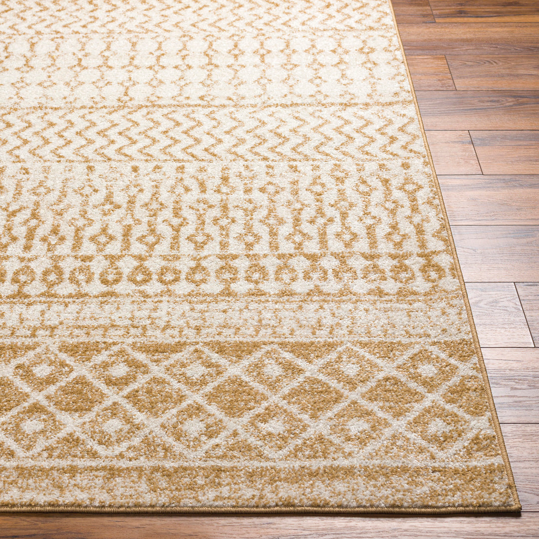 Tapis Scandinave Bohème Ivoire/Brun Clair Nice