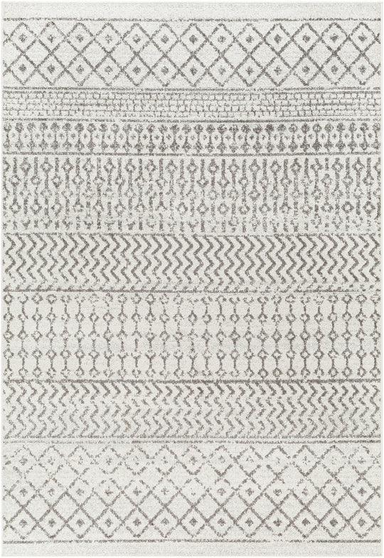 Tapis Scandinave Bohème Ivoire/Gris Nice