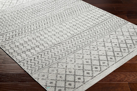 Tapis Scandinave Bohème Ivoire/Gris Nice