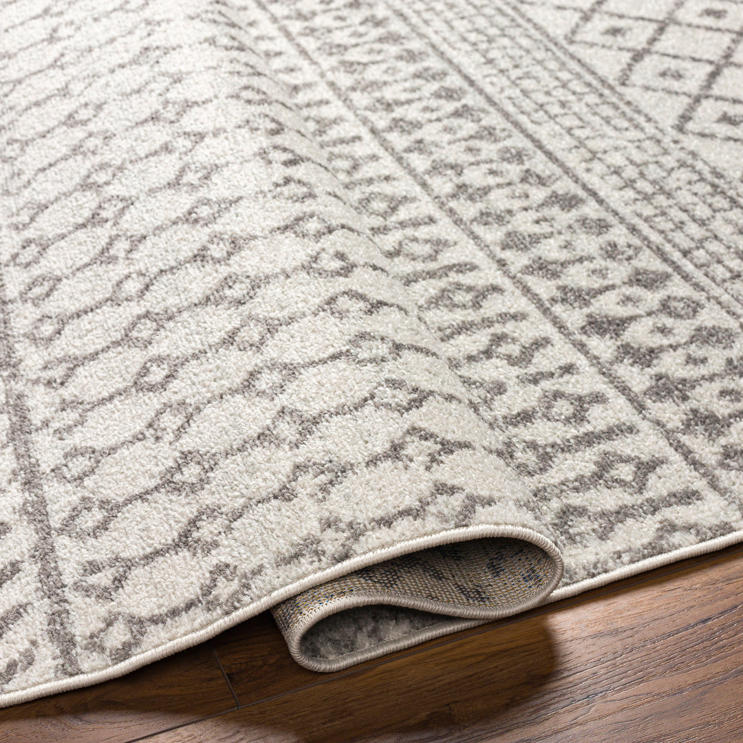 Tapis Scandinave Bohème Ivoire/Gris Nice