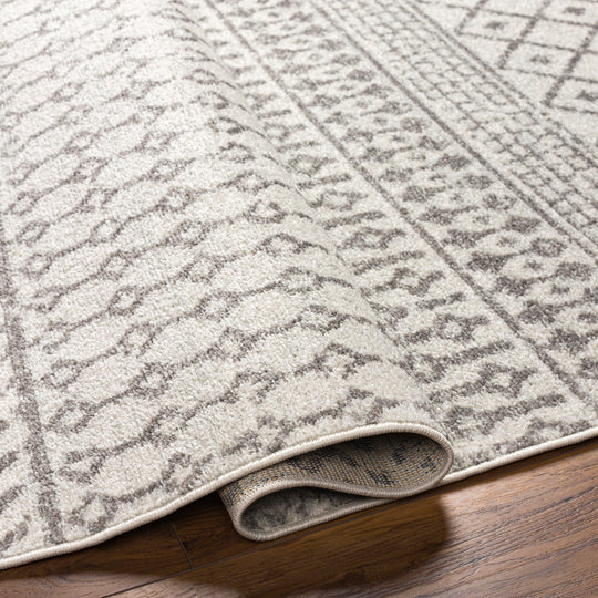 Tapis Scandinave Bohème Ivoire/Gris Nice
