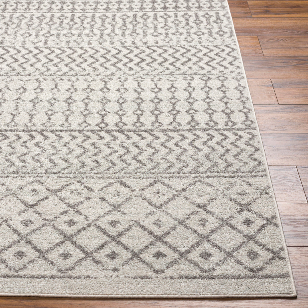 Tapis Scandinave Bohème Ivoire/Gris Nice