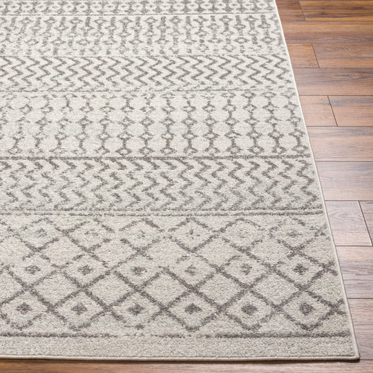 Tapis Scandinave Bohème Ivoire/Gris Nice