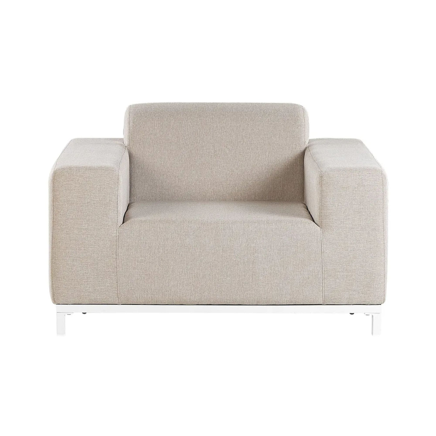 Ensemble de 2 fauteuils de jardin ROVIGO Tissu Beige