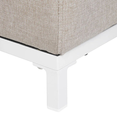 Ensemble de 2 fauteuils de jardin ROVIGO Tissu Beige