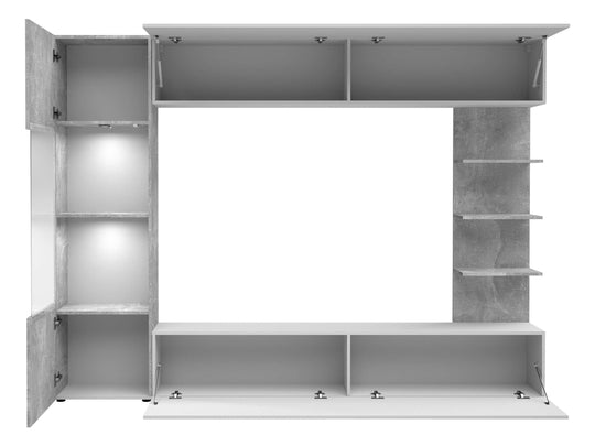 Ensemble de salon MOBILIER 1 Comfivo 210 (Cachemire + Chêne)