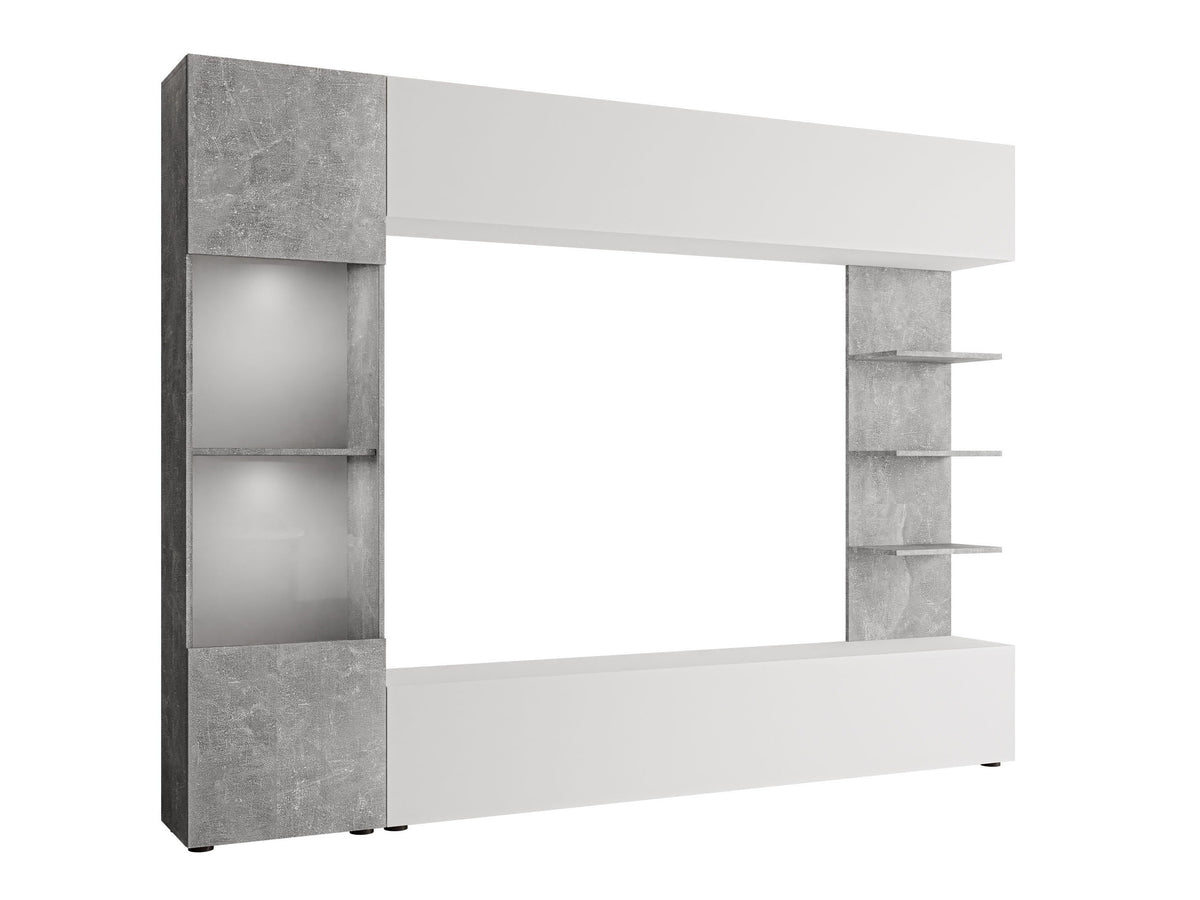 Ensemble de salon COMFIVO Animus blanc et gris