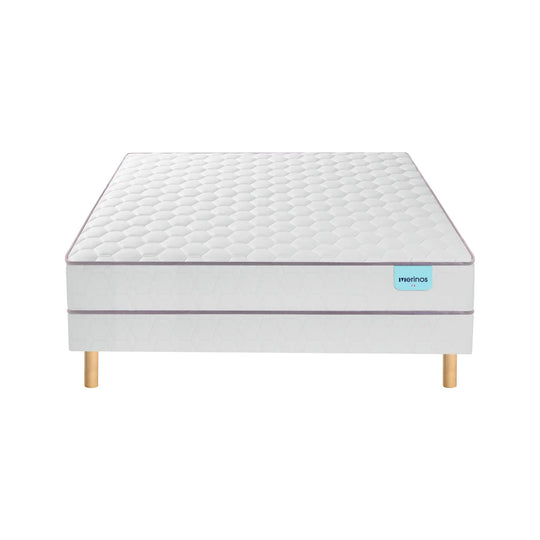 Ensemble sommier et matelas Merinos 140x190cm Natty