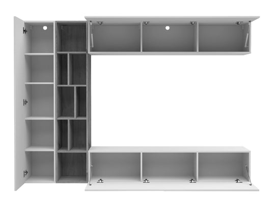Ensemble de salon MOBILIER 1 Comfivo Natura (noyer et marbre noir) — photo produit