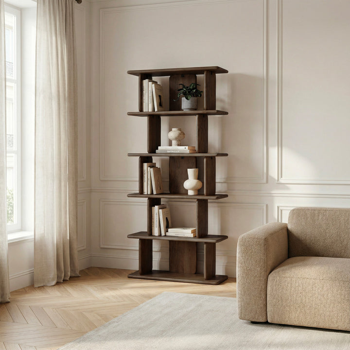 Etagère DRAWER Batam en bois massif