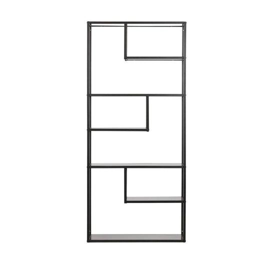 Etagère design en métal noir Drawer - Léger défaut