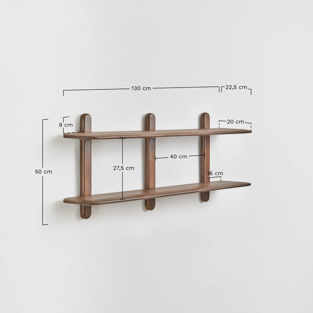 Étagère murale en bois SKLUM Veleta 130cm