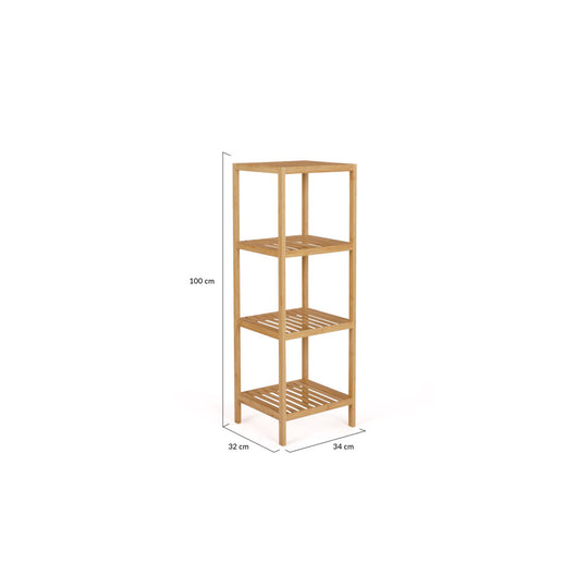 Etagère 4 niveaux salle de bain Maya