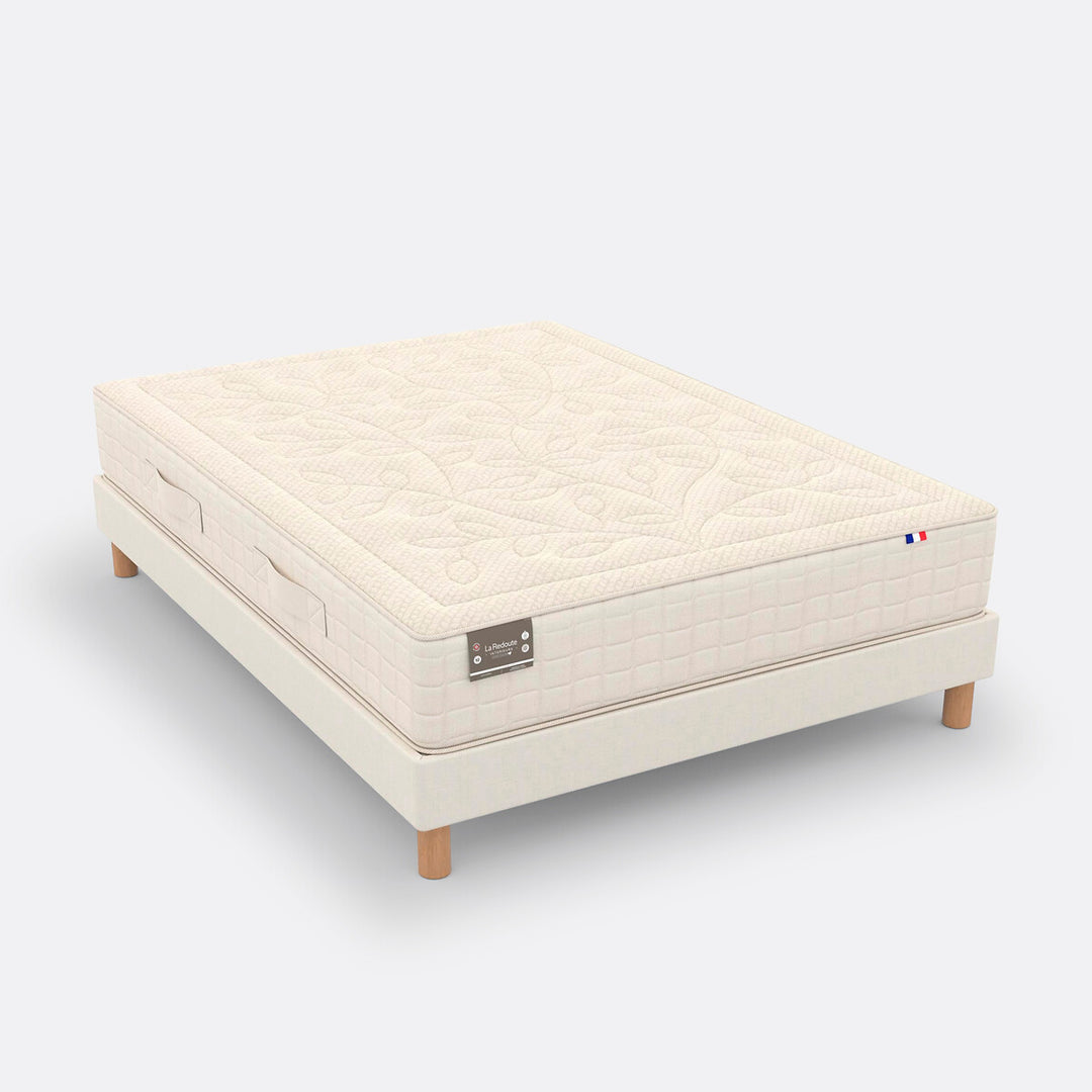 Matelas Premium latex végétal La Redoute interieurs, 7 zones, soutien mi-ferme, accueil moelleux