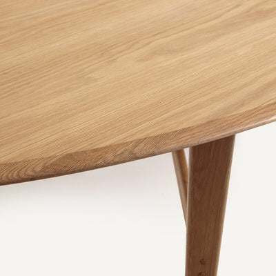 Table à allonges chêne massif et plaqué, Tadame AM.PM